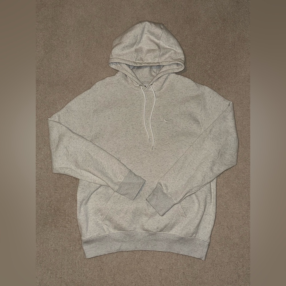 Nike Light Gray Men's Large Hoodie